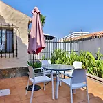 One Bedroom Bungalow With Shared Pool Furnished Terrace And Wifi At Playa Del Ingles Maspalomas 1 Km Away From The Beach