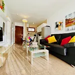 Orange And White Apartment In Yumbo