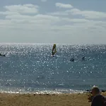 Lanzarote Beachfront Apartment On Las Cucharas Beach With A Sea View