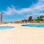 Homeforguest Beach Apt With Sea View & Pool, 50 Steps To The Sea